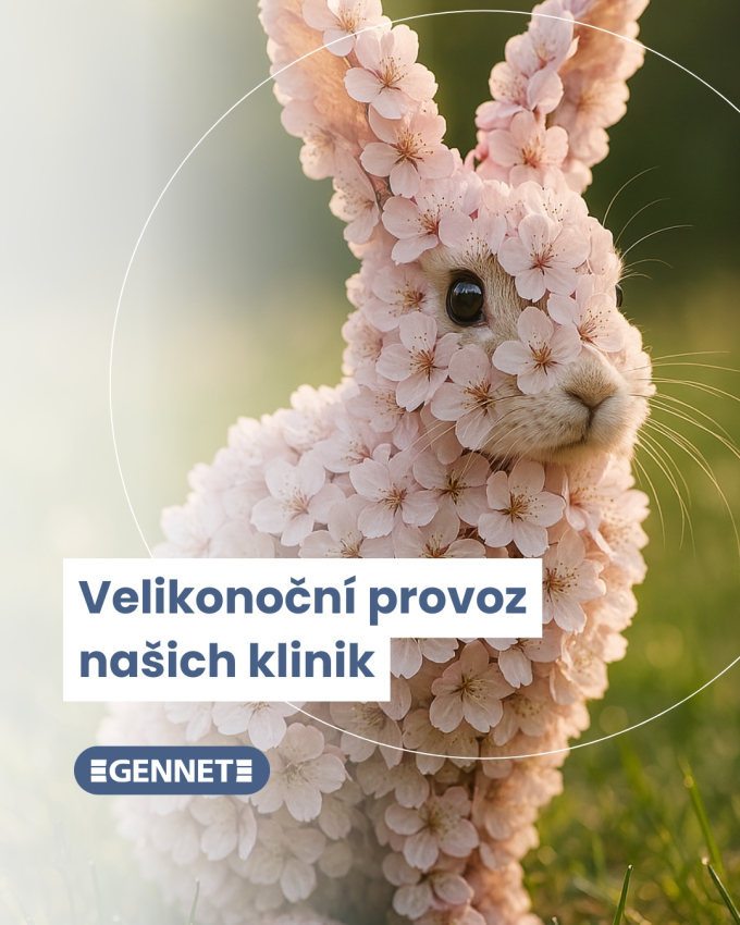Velikonoční provoz klinik GENNET