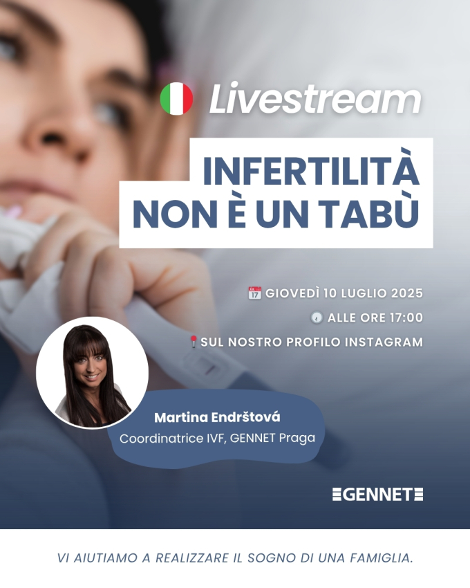 L'INFERTILITÀ NON È UN TABÙ – LIVESTREAM CON GENNET