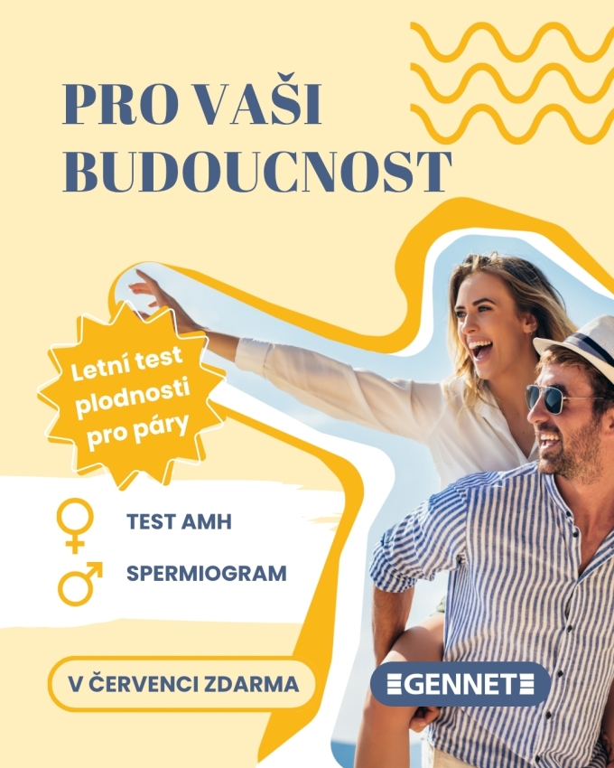 Plodné léto v GENNET Letná a Liberec: Letní test plodnosti pro páry zdarma