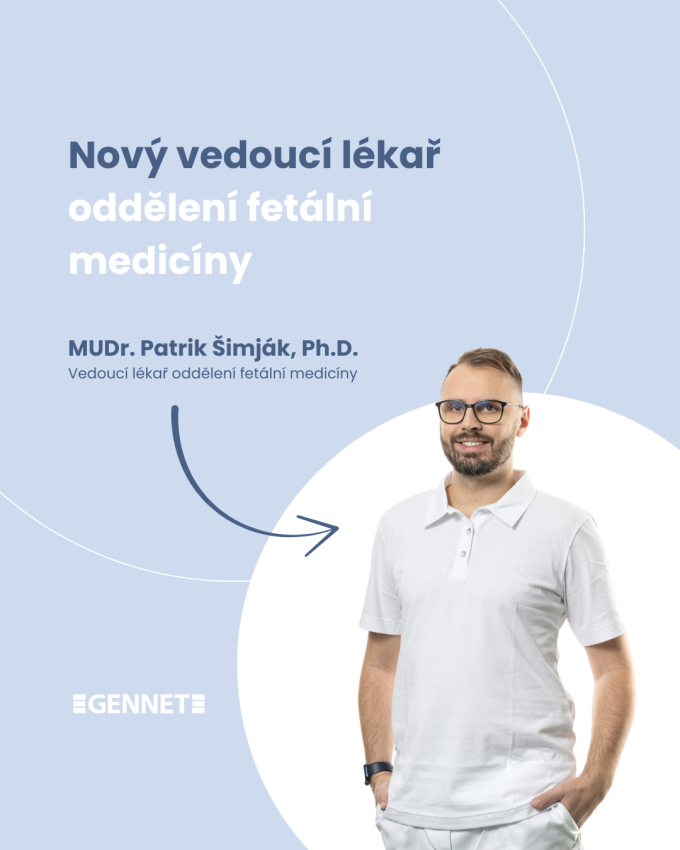 GENNET oznamuje změnu ve vedení oddělení fetální medicíny