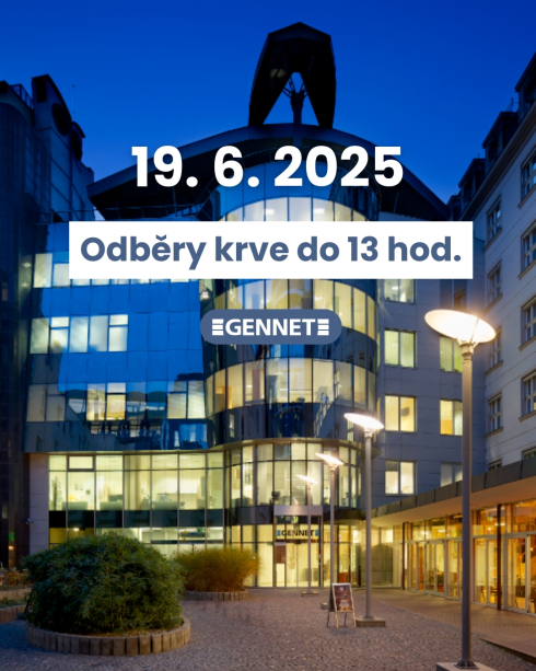 Omezení provozu odběrových místností – čtvrtek 19. 6. 2025