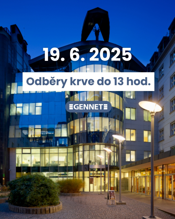 Omezení provozu odběrových místností – čtvrtek 19. 6. 2025