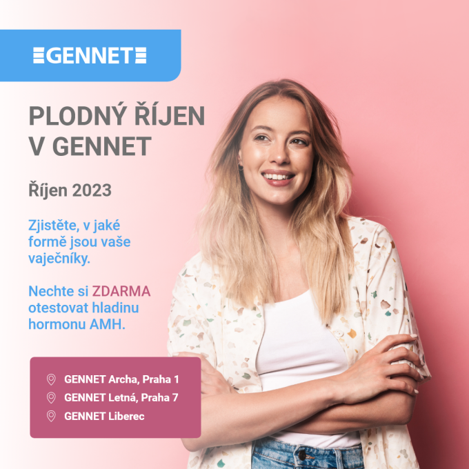 Zjistěte, jak jste na tom s plodností! Startuje akce Plodný říjen v GENNET