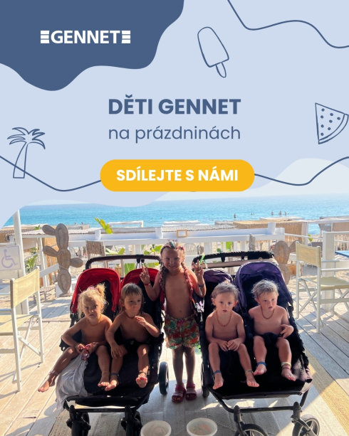 Děti GENNET na prázdninách: Sdílejte s námi letní radost!