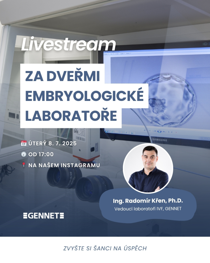 Pozvánka na livestream: Co se děje za dveřmi embryologické laboratoře?