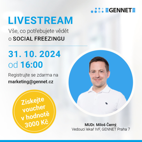 Livestream – Vše, co potřebujete vědět o SOCIAL FREEZINGU